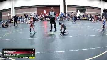 49 lbs Finals (2 Team) - Landon Childers, Contenders WA Blue vs Amazin Hall, Roundtree WA