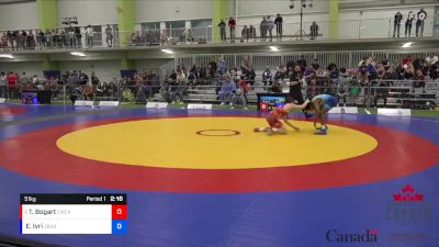 51kg Cons. Semi - Tristan Bogart, Edmonton WC vs Ezekiel Ivri, Jr Badgers