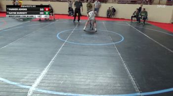 100_B lbs 3rd Place - Parker Adkins, Saegertown vs Kayne Burkett, Chestnut Ridge