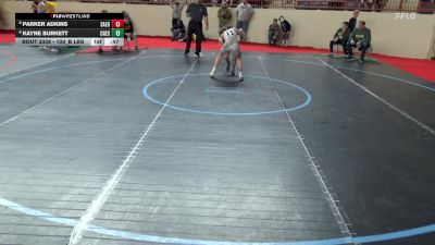 100_B lbs 3rd Place - Parker Adkins, Saegertown vs Kayne Burkett, Chestnut Ridge