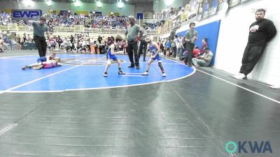 43 lbs Consi Of 8 #1 - Haxen Gibson, Wolfpak Wrestling vs Luke Stoner, Team Guthrie Wrestling