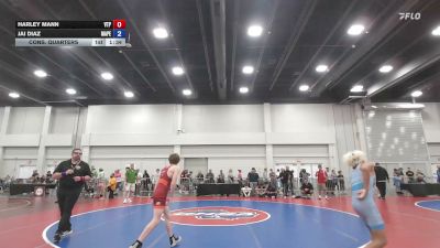 113 lbs Cons. Quarters - Harley Mann, Virginia Team Predator vs Jai Diaz, Maximum Performance