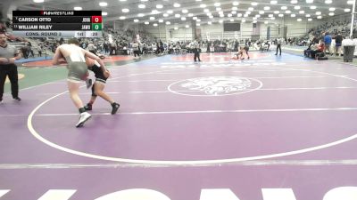 4 - 157 lbs Cons. Round 3 - William Riley, James Wood vs Carson Otto, John Handley