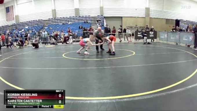 63 lbs Quarterfinal - Karsten Castetter, The Fort Hammers Wrestling vs ...