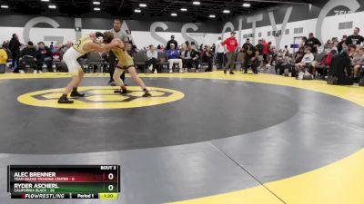 105 lbs Quarterfinals (8 Team) - Ryder Ascherl, California Black vs Alec Brenner, Team Nazar Training Center