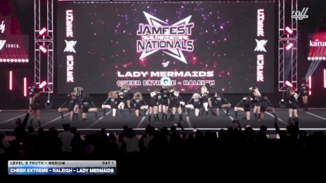 Cheer Extreme - Raleigh - Lady Mermaids [2026 L3 Youth - Medium DAY 1] 2026 JAMfest Cheer Super Nationals