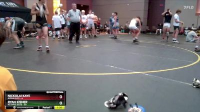 140 lbs Quarterfinals (8 Team) - Nickolai Kaye, Alpha Elite vs Ryan Kisner, Ice Spice Elite