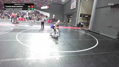 110 lbs Cons. Round 2 - Jaxon Muellenberg, Cashton vs Karsten Waechter, Mukwonago Wrestling Club