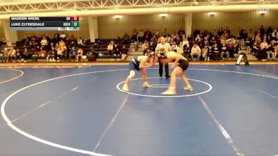 150 lbs Round 1 (16 Team) - Madden Wiese, Northwest vs Luke Clydesdale, Norton Community