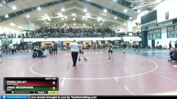 120 lbs Champ. Round 2 - Owen Broermann, West vs Moses Kelley, Nampa West