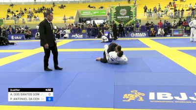 ANSELMO DOS SANTOS GOMES vs PAULO ANTONIEL DA CONCEIÇÃO 2024 Brasileiro Jiu-Jitsu IBJJF