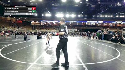 144 lbs Champ. Round 1 - Nelson Hued, Southwest Miami vs Aiden Buchan, Woodland, Cartersville
