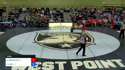 184 lbs Jonathan Loew, Cornell vs Sahm Abdulrazzaq, Army