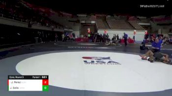 126 lbs Cons. Round 3 - Joshua Perez, De La Salle High School Wrestling vs Julian Solis, Laguna Hills Hawkeye WC