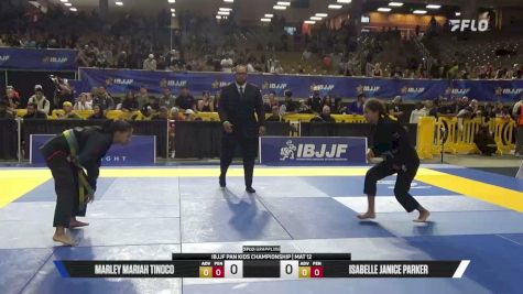 Isabelle Janice Parker vs Marley Mariah Tinoco 2026 Pan Kids Jiu-Jitsu IBJJF Championship