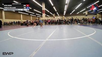 170 lbs Quarterfinal - Evra Behn, Spartan Mat Club vs Amelia Williams, Rise Wrestling