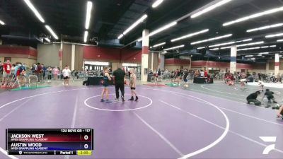 117 lbs Quarterfinal - Jackson West, Apex Grappling Academy vs Austin Wood, Apex Grappling Academy