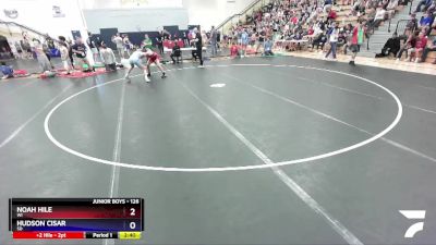 126 lbs Cons. Round 1 - Noah Hile, WI vs Hudson Cisar, SD