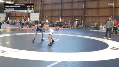 105 lbs Semifinal - Greyson Brown, Rush Henrietta vs Jake Ruiz, Empire Wrestling Academy