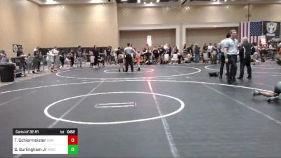 130 lbs Consi Of 32 #1 - Tucker Schiermeister, Gorilla WC vs Steven Burlingham Jr, Predators WC