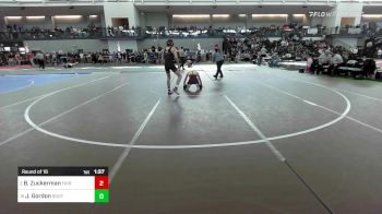 120 lbs Round Of 16 - Ben Zuckerman, Fairfield Warde vs Jacob Gordon, South Windsor