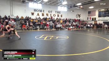 113 lbs Round 2 - Jagger White, Nashua-Plainfield vs Urijah Courter, West Marshall