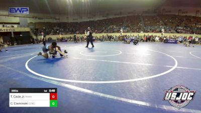 88 lbs Rr Rnd 3 - Tyree Cade Jr., Midwest City Bombers Youth Wrestling Club vs Charlie Cieminski, Deer Creek Wrestling Club