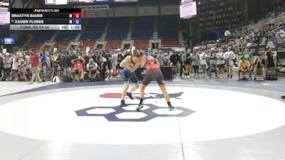 138 lbs Cons. Rd Of 64 - Braxtyn Bauer, Indiana vs Xavier Flores, Indiana