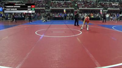 123 lbs Cons. Round 2 - Holt Sadler, Team Champs vs Hudson Savaria, Heights Wrestling Club