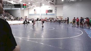 126 lbs Quarters & 1st Wb (16 Team) - William Spivack, North Gwinnett vs John Robert Reh, North Forsyth