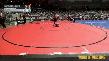 40 lbs Consi Of 8 #1 - Griffin Edmondson, Team Tulsa Wrestling Club vs Carter Fulger, Alpha Elite