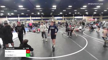 58 lbs Consi Of 8 #2 - Cru Nunez, 208 Spartans vs Makenzi Boss, Gold Rush Wr Ac