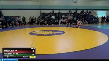 106 lbs Cons. Round 2 - Christos Panos, Iowa City, Liberty vs Mason Besler, Dubuque Senior