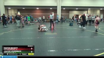 75 lbs Round 5 (6 Team) - Paxton Beckett, Backyard Brawlers vs Colton Louderback, Elite Athletic Club