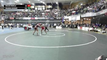 155 lbs Cons. Round 2 - Reanna Burger, Johnson-Stanton County HS vs Khloe Padilla, Smith Center HS