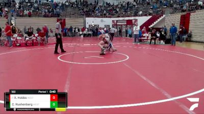 160 lbs Champ. Round 2 - Xander Hobbs, Team Jeff Wrestling vs Charlie Rushenberg, Bishop Chatard