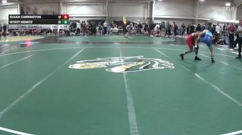 133 lbs Cons. Round 4 - Elijah Carrington, Belmont Abbey vs Wyatt Nemitz, Findlay