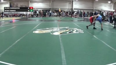 133 lbs Cons. Round 4 - Elijah Carrington, Belmont Abbey vs Wyatt Nemitz, Findlay