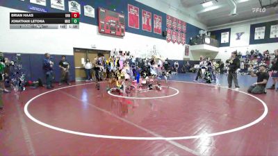 287 lbs Semifinal - Brian Haas, Unattached vs Jonathan Letona, Marina High School