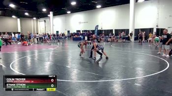 132 lbs Round 3 (6 Team) - COLIN TROYER, Indiana Smackdown Gold vs Ethan Othon, Seneca Fighting Irish