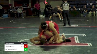 174 lbs Quarterfinal - Chris Foca, Cornell vs Kole Mulhauser, Princeton