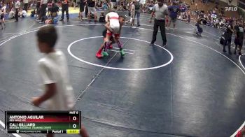 80 lbs Semifinal - Antonio Aguilar, RED WAVE WC vs Cali Gilliard, Nexgen Regional Training Cente