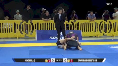 Dana Marie Christensen vs Qinzhuola Qi 2025 Pan IBJJF Jiu-Jitsu No-Gi Championship