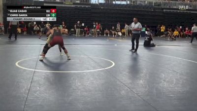 133 lbs Champ. Round 3 - Elias Casas, Victor Valley College vs Chris Garza, Lemoore College