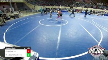 135 lbs Quarterfinal - Chloe Marlow, SEO Wrestling Club vs Myleigh Hammarbeck, Randall Youth Wrestling Club