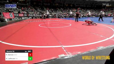 40 lbs Round Of 16 - Kash Garcia, Adams City vs Kreed Lathrum, The Best Wrestler