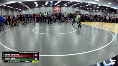 108 lbs Semifinal - Johsy Kyle, Gunston Wrestling Club vs Jimmy Johnson, Riverheads Youth Wrestling