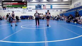 132 lbs Champ. Round 1 - Colton Mills, Newkirk vs Latrayvun Norwood, Booker T Washington