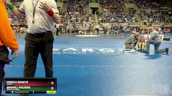 100 lbs 3rd Place Match - Monica Boakye, Minot vs Brennli Wilkens, Beulah-Hazen