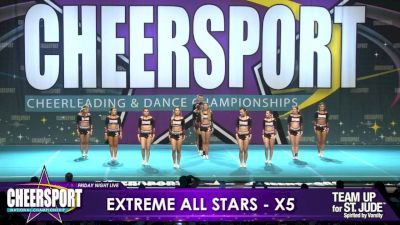 Extreme All Stars - X5 [2019 XSmall Senior Coed 5 Day 1] CHEERSPORT Nationals: Friday Night Live